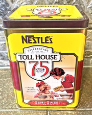 Vintage Nestle’s Toll House Tin 75th Anniversary 6.5