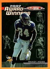 RANDY MOSS(MINNESOTA VIKINGS)2003-TOPPS TOTAL AWARD WINNERS/FOOTBALL CARD picture