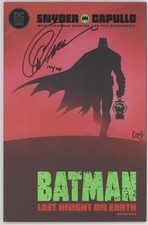 Batman Last Knight on Earth (2019 DC) #1 Signed with DF COA (Black Ink) picture