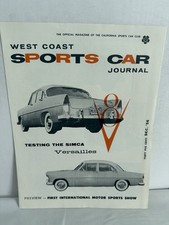 1957 Simca Vedette Versailles Sedan Road Test Brochure Folder Excellent Original picture