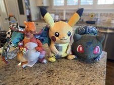 Sean Wotherspoon x Pokémon Center Plush Lot Pikachu Charizard Bulbasaur NEW picture