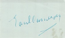 Earl Cameron d2020 signed autograph 3x5 Cut Actor James Bond Thunderball picture