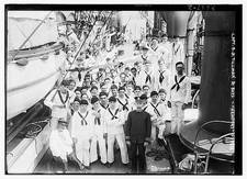 New York NY 1913 Captain B.H. Tillman Newport Training Vessel Boys Sailors picture