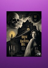 House on Haunted Hill 1959 | ACEO Art Card | Classic Horror picture