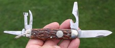 NICE 1928-1933 REMINGTON RS3333 BOY SCOUT FOLDING POCKET KNIFE PAT. No. 1635649 picture
