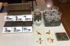 Avon Duck Series Chesapeake Collection Cups Coasters Cologne Huge Lot New 1980’s picture