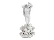 Birth of Goddess Aphrodite Venus Statue Sculpture White Finish 32 cm picture