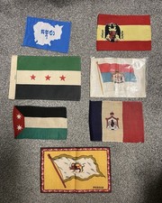 Lot Of 7 Former/Antique Flags picture