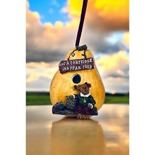 Vintage Boyd’s Bears Camryn Partridge In A Pear Tree Birdhouse Ornament picture