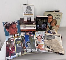 Lot of 26 Various Royal Memorabilia Books, Magazines, News Clippings  picture
