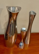 TRIO OF VINTAGE NAMBE STUDIOS ALLOY METALWARE: 11