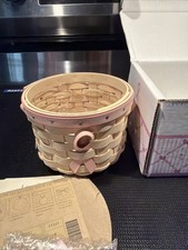 LONGABERGER 2006 Horizon Of Hope Basket w/Liner, Protector -NIB picture