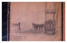St. Stephen's Church Pulpit Standard Postcard COPY RPPC picture