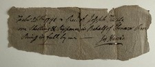 1791 Early American Manuscript Receipt Federal Period  picture