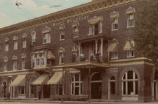 Hotel Berkeley Martinsburg West Virginia Postcard Stamped 1911 Fred H Baker picture