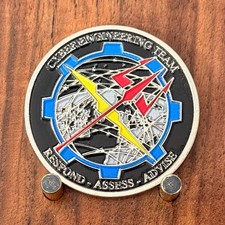 Cyber Engineering Team Respond Assess Advise Challenge Coin  W#24 picture