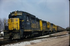 ATSF SANTA FE 3203 BIRDS TX 1978 KODACHROME TRAIN SLIDE picture