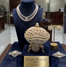 2008 Vintage Faberge egg Musical trinket Fabergé egg Natural egg picture