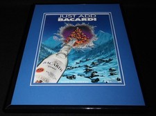 1995 Just Add Bacardi Rum Framed 11x14 ORIGINAL Advertisement  picture