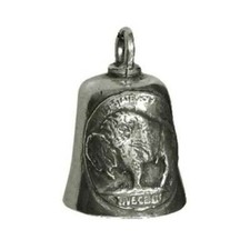 Buffalo Gremlin Bell good luck motorcycle riding charm lucky ride biker guardian picture