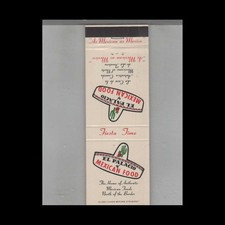 Matchbook Cover El Palacio Mexican Food Amarillo, TX picture