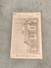 1895 Souvenir Program of Hundredth Anniversary, Antique picture