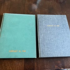 2 Annual Lancaster Policeman's Ball Program Books, January 19, 1950 & Jan 1946 picture