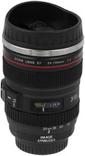 LenZcup Stainless Steel Insulated 1:1 Canon EF 24-105mm Modeling Tumbler, 11 Oz picture