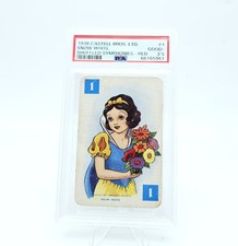 1938 Castell Bros Disney Snow White #1 Shuffled Symphonies PSA 2.5 picture
