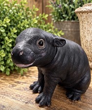 Vintage Pygmy Hippo Porcelain Figurine By Lenox 1993 picture