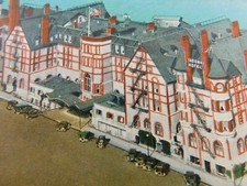 Tacoma Hotel Tacoma Washington Arial View White Border Vintage Postcard picture