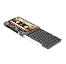 Original Royal Box Black Cassette Tape 8 Slot Luxury Snuff Box Slide In 3” Straw picture