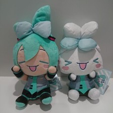 SEGA Hatsune Miku X Cinnamoroll Plush Set of 2 M Anime Cute Sanrio Japan NEW picture
