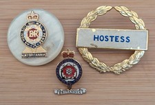 H.M.Y. Britannia vintage badge set picture