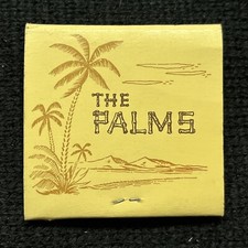 The Palms In The Jungle ISLAND POLYNESIAN Tiki DENVER Matchboook W/ Some Matches picture