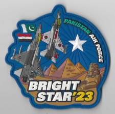 Pakistan Air Force Official Patch Bright Star 2023 Joint Exercise Egypt PAF JF17 picture