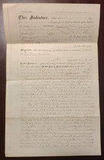 1845 Warrenty Deed Camillus Ny Amos & Elmer Clark picture