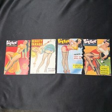 Vintage Pin Up Magazine Cover Lot 4 Peter Driben Titter Beauty Parade 1940s 50s picture
