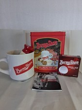 Burma-Shave Mug, Brush, And Soap Set In Original Tin (No Lid) Made By Personna picture