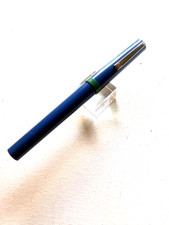 1990s Blue Osmiroid cartridge Fountain Pen Italic MEDIUM nib.  Excellent cond picture