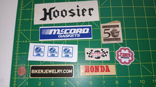 X8 VINTAGE small LOT STICKER DECAL OLD STOCK ORIGINAL picture