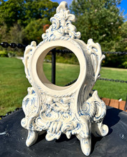Vintage Ceramic Clock Housing Holland Mold / Cherubs picture