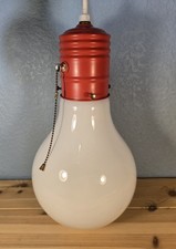 VTG Ingo Maurer Design Pop Art Pendant Giant Light Bulb Lamp Mid Century Modern picture