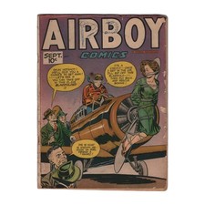 Airboy Comics #8 Bondage Cover Hillman Comics Golden Age 1947 43 picture