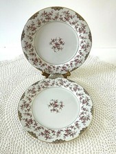 Quantity of 2 Vintage Noritake Charmaine 5506 Salad Plates 8 1/4