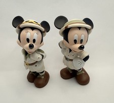 Disney’s Animal Kingdom Mickey & Minne Safari Porcelain /Die-Cast Set. NOS picture