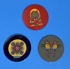 Set Of 3 Vintage PETER MAX Enamel Hot Plates Ernest Schon picture