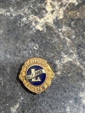 10K Gold Lions Past President Vintage Screw On Lapel Pin Balfour picture
