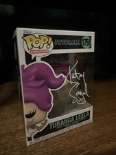 Signed Katey Sagal Funko Pop Futurama Turanga Leela OCCM - With Soft Protector picture
