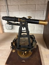 Early 20th Century Antique C.L. Berger & Sons Transit with Wood Case Serial 9284 picture